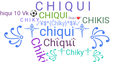 ชื่อเล่น - Chiqui