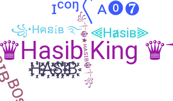 ชื่อเล่น - Hasib