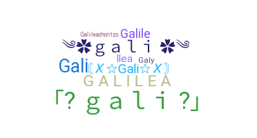 ชื่อเล่น - Galilea