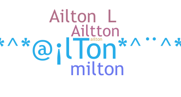 ชื่อเล่น - Ailton
