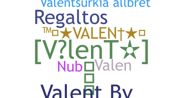 ชื่อเล่น - Valent