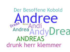 ชื่อเล่น - Andreas