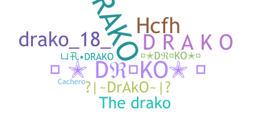 ชื่อเล่น - Drako