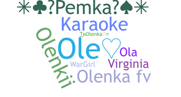 ชื่อเล่น - Olenka