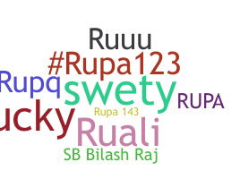 ชื่อเล่น - Rupa