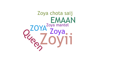 ชื่อเล่น - Zoyaa
