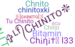ชื่อเล่น - Chinito