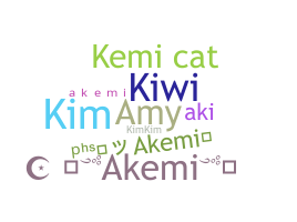 ชื่อเล่น - Akemi