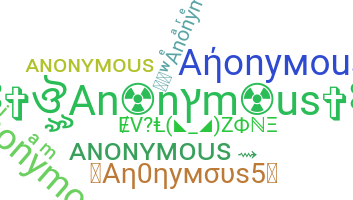ชื่อเล่น - Anonymous