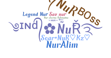 ชื่อเล่น - Nur