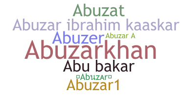 ชื่อเล่น - Abuzar