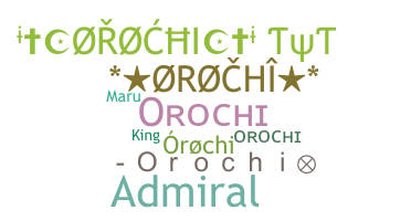ชื่อเล่น - orochi