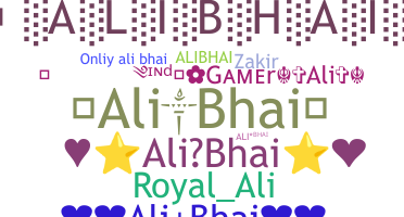 ชื่อเล่น - Alibhai
