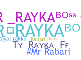ชื่อเล่น - Rayka