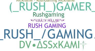 ชื่อเล่น - RushGaming