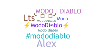 ชื่อเล่น - ModoDiablo