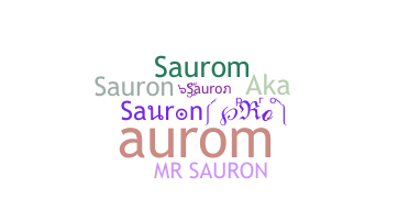 ชื่อเล่น - sauron