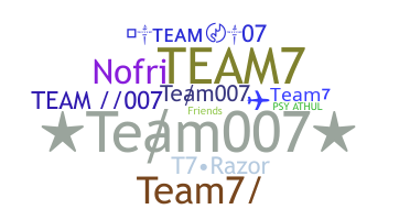ชื่อเล่น - Team7