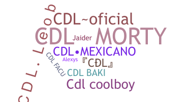 ชื่อเล่น - CDL