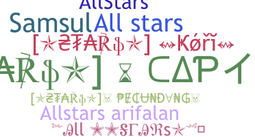 ชื่อเล่น - Allstars