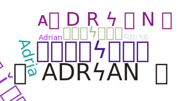 ชื่อเล่น - Adran