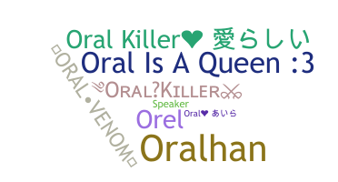 ชื่อเล่น - Oral