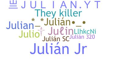 ชื่อเล่น - Julin