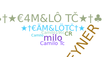 ชื่อเล่น - CamiloTc