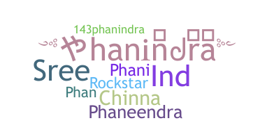 ชื่อเล่น - Phanindra