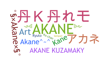 ชื่อเล่น - Akane