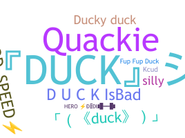 ชื่อเล่น - duck