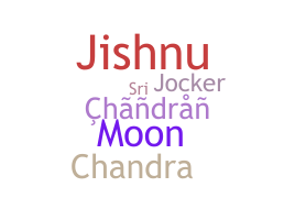 ชื่อเล่น - Chandran