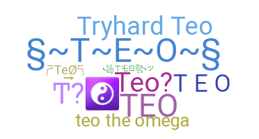 ชื่อเล่น - Teo