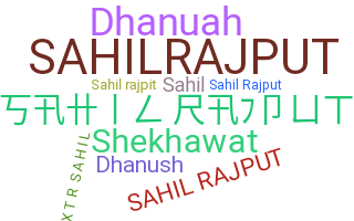 ชื่อเล่น - SahilRajput