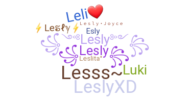 ชื่อเล่น - Lesly