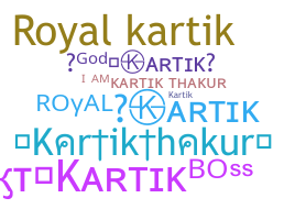 ชื่อเล่น - Kartikthakur