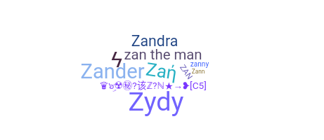 ชื่อเล่น - Zan