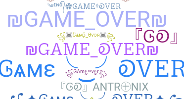 ชื่อเล่น - GameOver