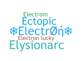 ชื่อเล่น - electron