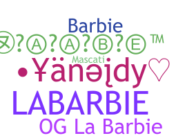 ชื่อเล่น - Labarbie