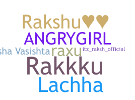 ชื่อเล่น - Raksha