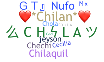 ชื่อเล่น - Chila