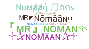 ชื่อเล่น - Nomaan