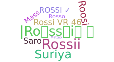 ชื่อเล่น - Rossi