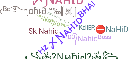 ชื่อเล่น - Nahid