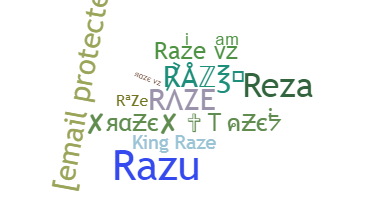 ชื่อเล่น - Raze