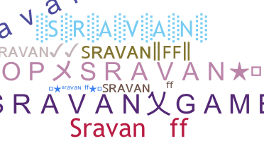 ชื่อเล่น - Sravanff