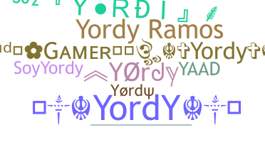 ชื่อเล่น - Yordy