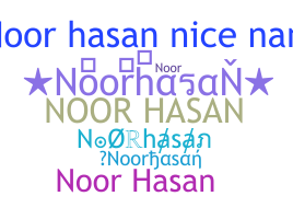 ชื่อเล่น - Noorhasan