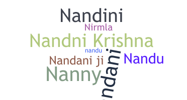 ชื่อเล่น - Nandni